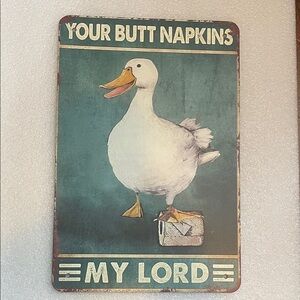 Humorous Duck Wall Decor Sign ⭐️2 for 15⭐️